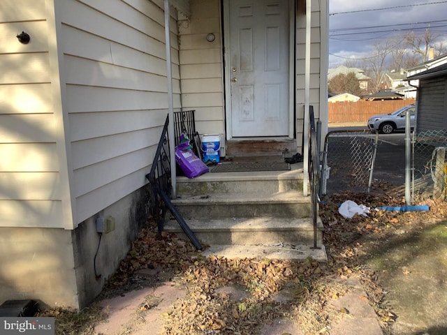 view of entrance to property