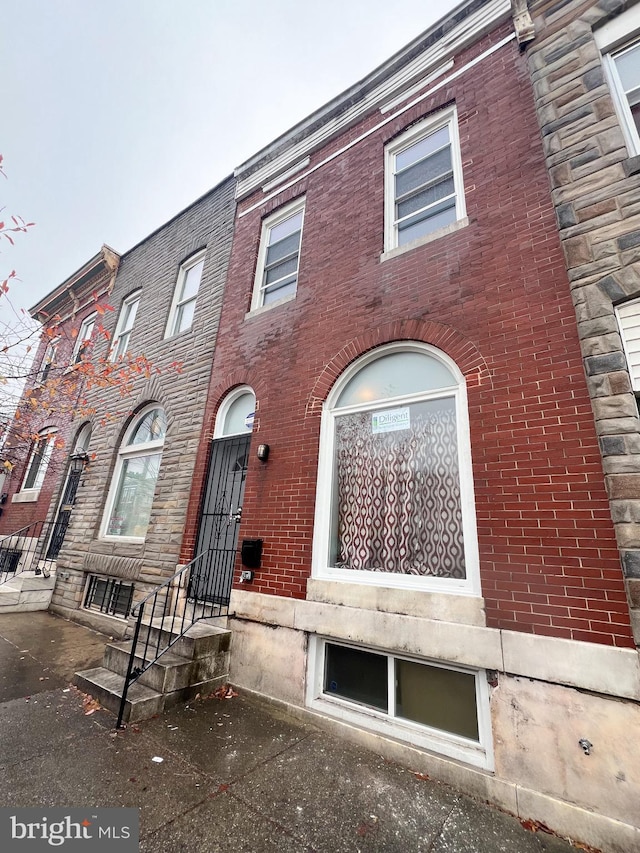 multi unit property with brick siding