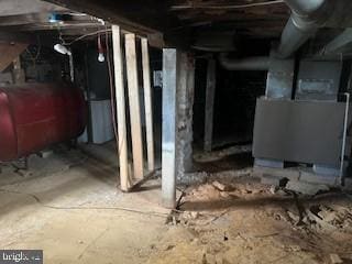 view of basement