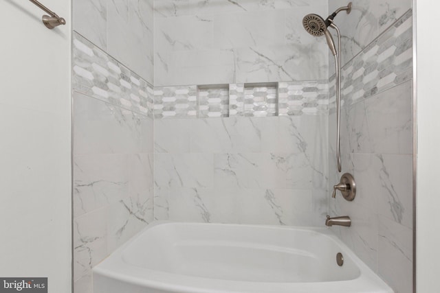 bathroom featuring shower / bath combination