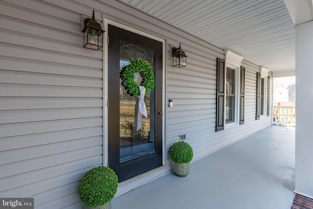 view of entrance to property