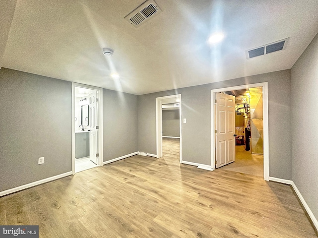 interior space featuring light hardwood / wood-style flooring