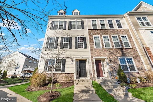 view of townhome / multi-family property