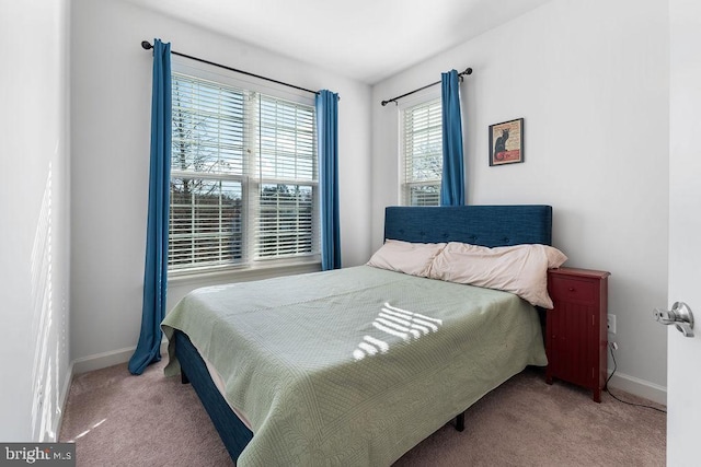 bedroom with carpet flooring