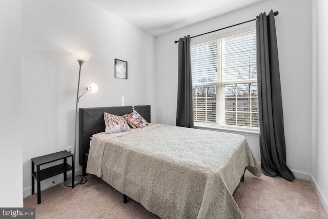 bedroom with carpet flooring