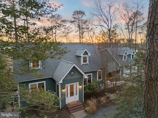 view of cape cod house