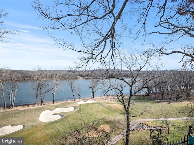 view of water feature