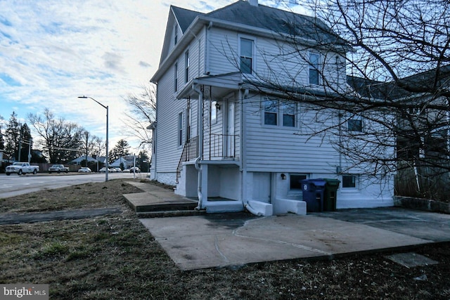 view of rear view of house