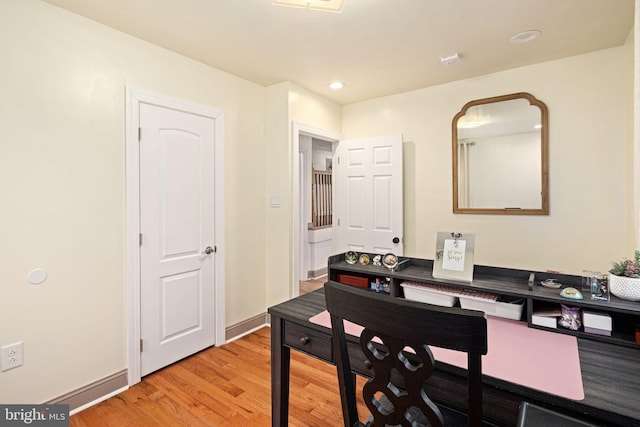 1034 Excelsior Dr, Upper Chichester, PA 19014 - home office featuring light hardwood / wood-style flooring