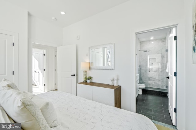 bedroom featuring ensuite bathroom