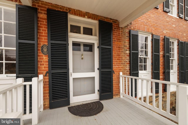 view of entrance to property