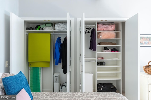 view of closet