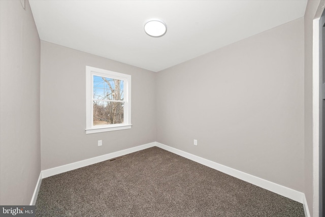 empty room with carpet floors