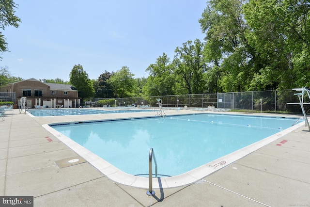 view of pool