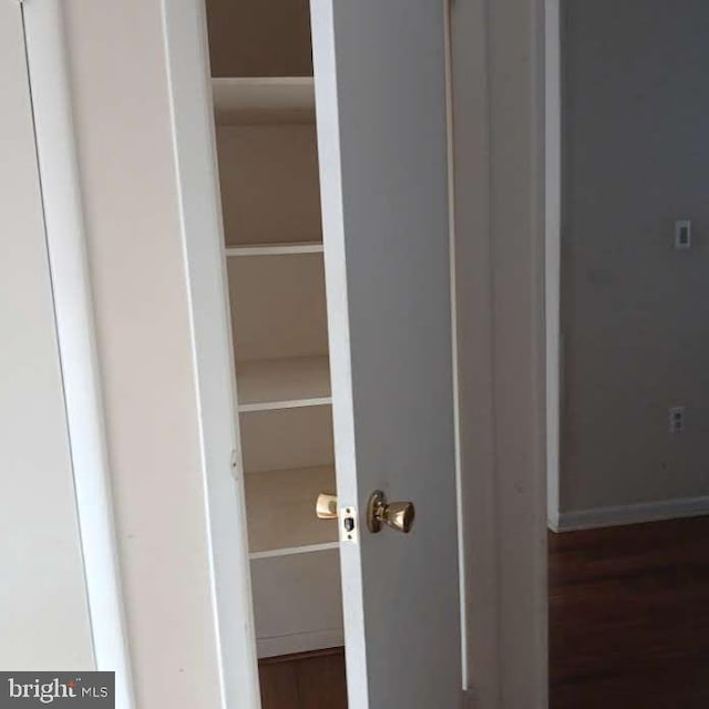 view of closet