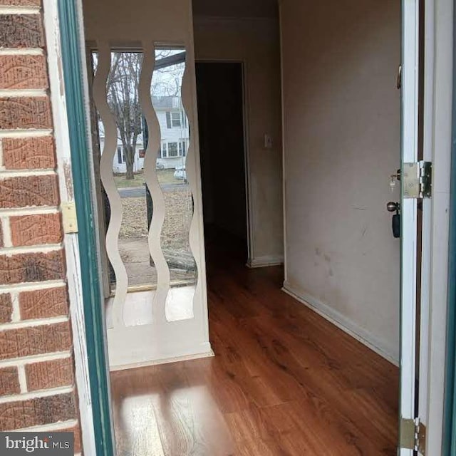 interior space featuring hardwood / wood-style floors