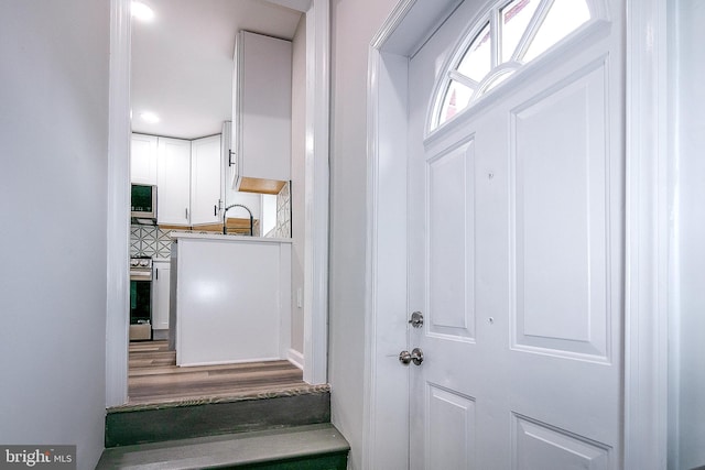 5006 Edgewood Rd, College Park, MD 20740 - interior space with sink and hardwood / wood-style floors