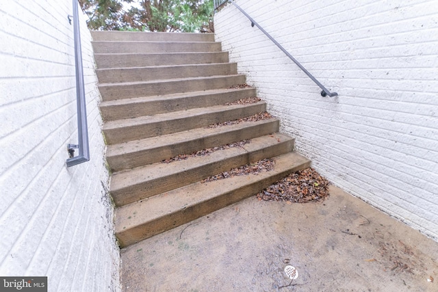 view of staircase