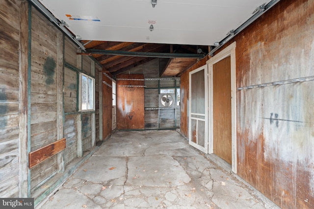 view of storage room