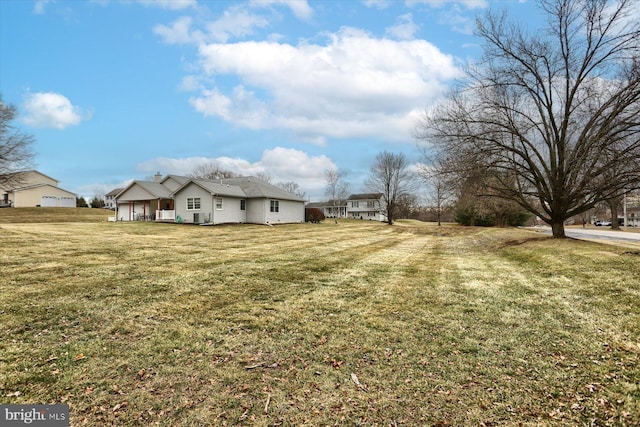 view of yard