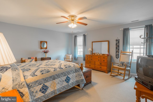 23137 Pine Run, Millsboro, DE 19966 - bedroom with light carpet and ceiling fan