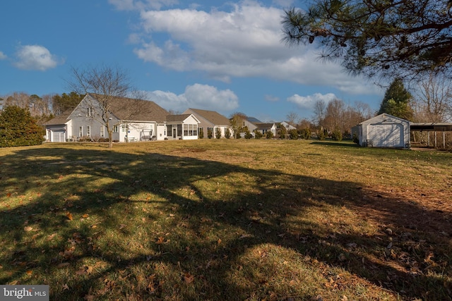 23137 Pine Run, Millsboro, DE 19966 - view of yard featuring a shed