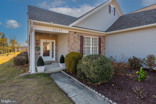 23137 Pine Run, Millsboro, DE 19966 - doorway to property featuring a lawn