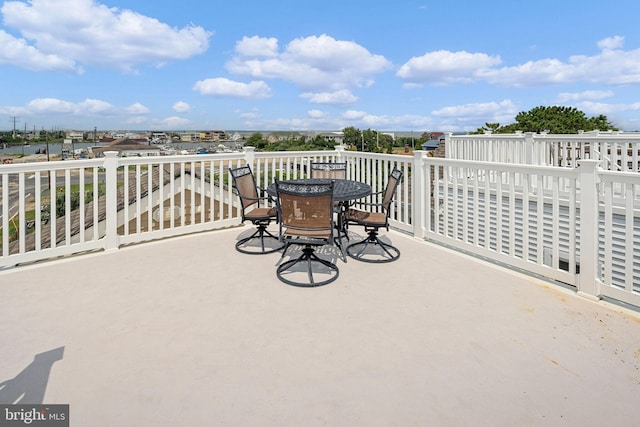 view of patio / terrace with a deck