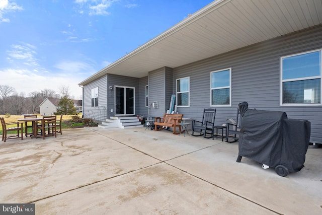 view of patio / terrace with grilling area