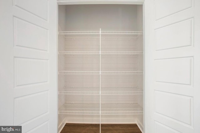 view of closet