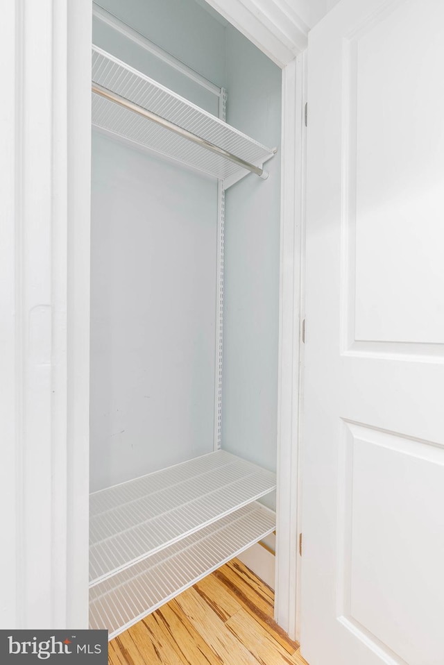 view of closet