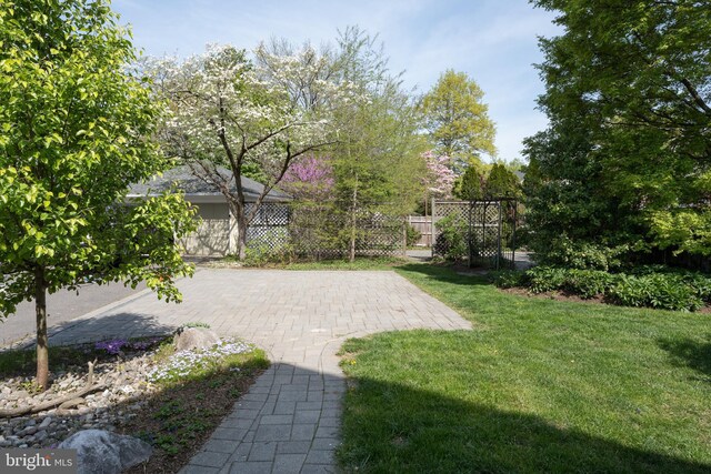 44 Wiggins St, Princeton, NJ 08540 - view of yard featuring a patio and fence