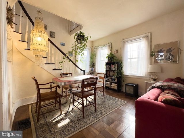 view of dining room