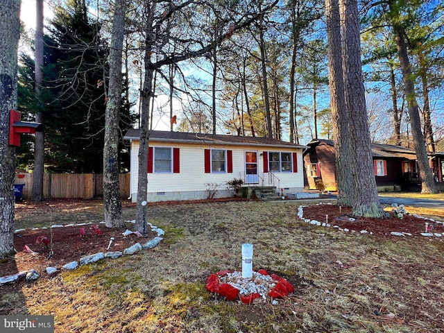 view of front of house