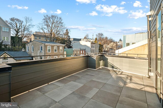 view of patio / terrace featuring a balcony