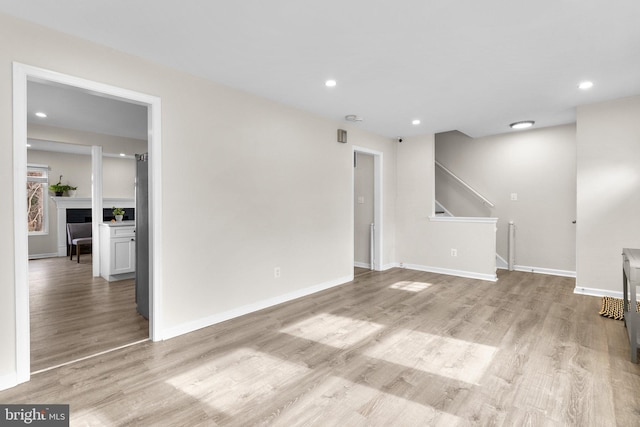 interior space featuring light hardwood / wood-style floors