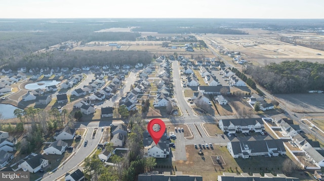 birds eye view of property featuring a residential view