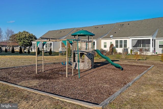 view of community playground