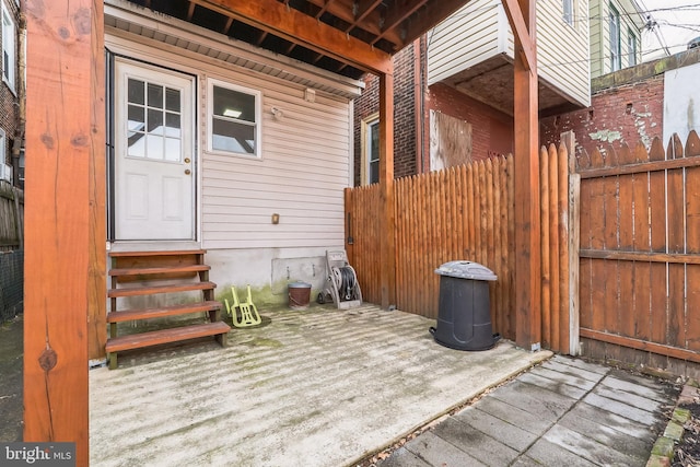 exterior space with a patio area