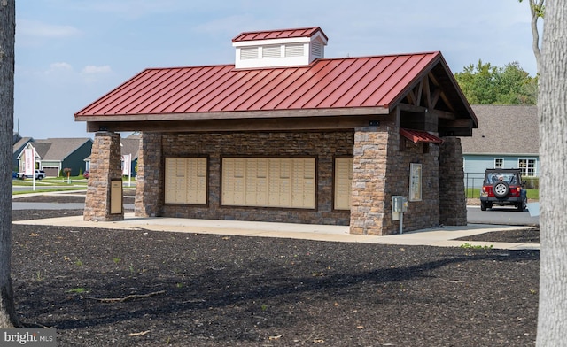 view of home's community with a mail area