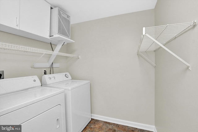 laundry room featuring washer and dryer