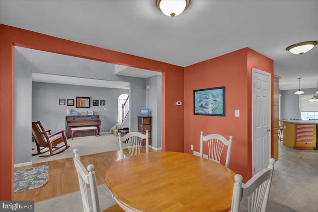 view of dining room