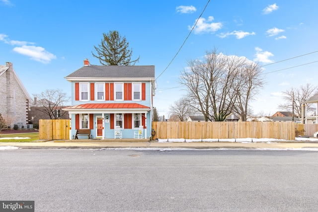 view of front of home with a porch