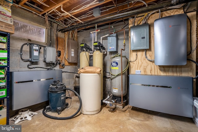 utility room featuring electric panel