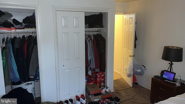 view of closet