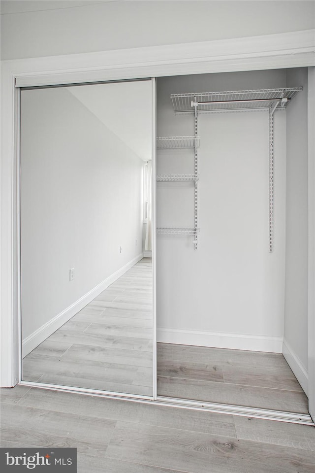 view of closet