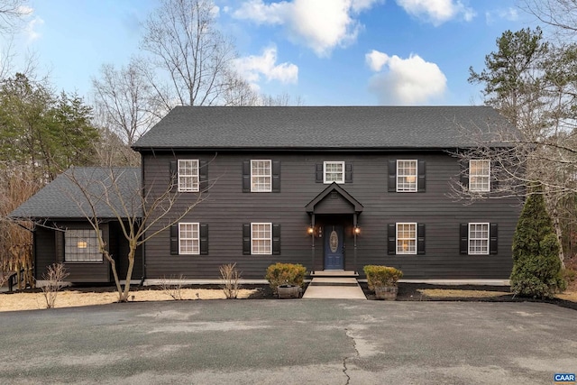 view of colonial home