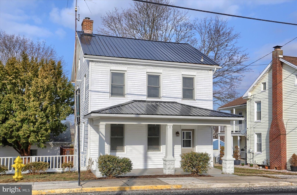 front of property with covered porch