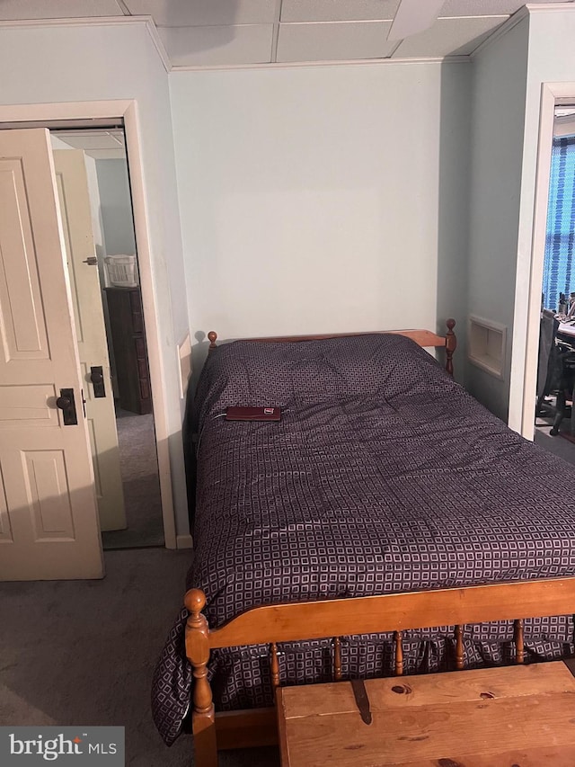 bedroom featuring carpet flooring