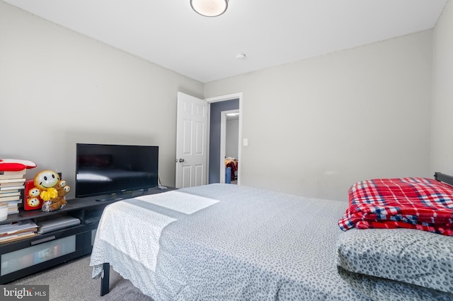 bedroom with carpet flooring